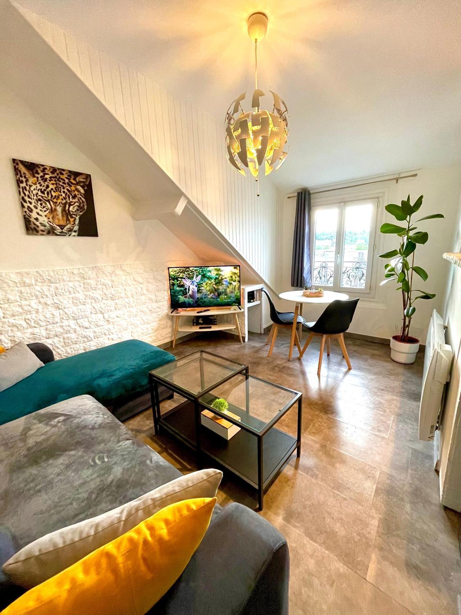 Superbe Appart Entier Au Pied De La Gare Rer, A 15 Min De Paris & Orly Juvisy-sur-Orge Exteriör bild